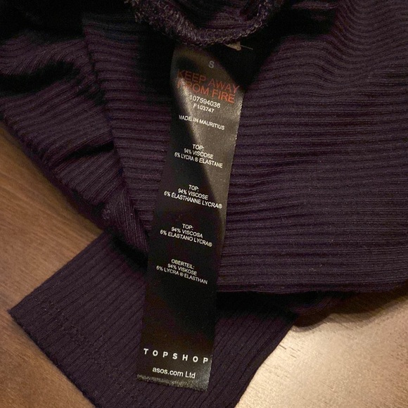 Topshop Asymmetric One-Shoulder Bodysuit - Picture 7 of 7